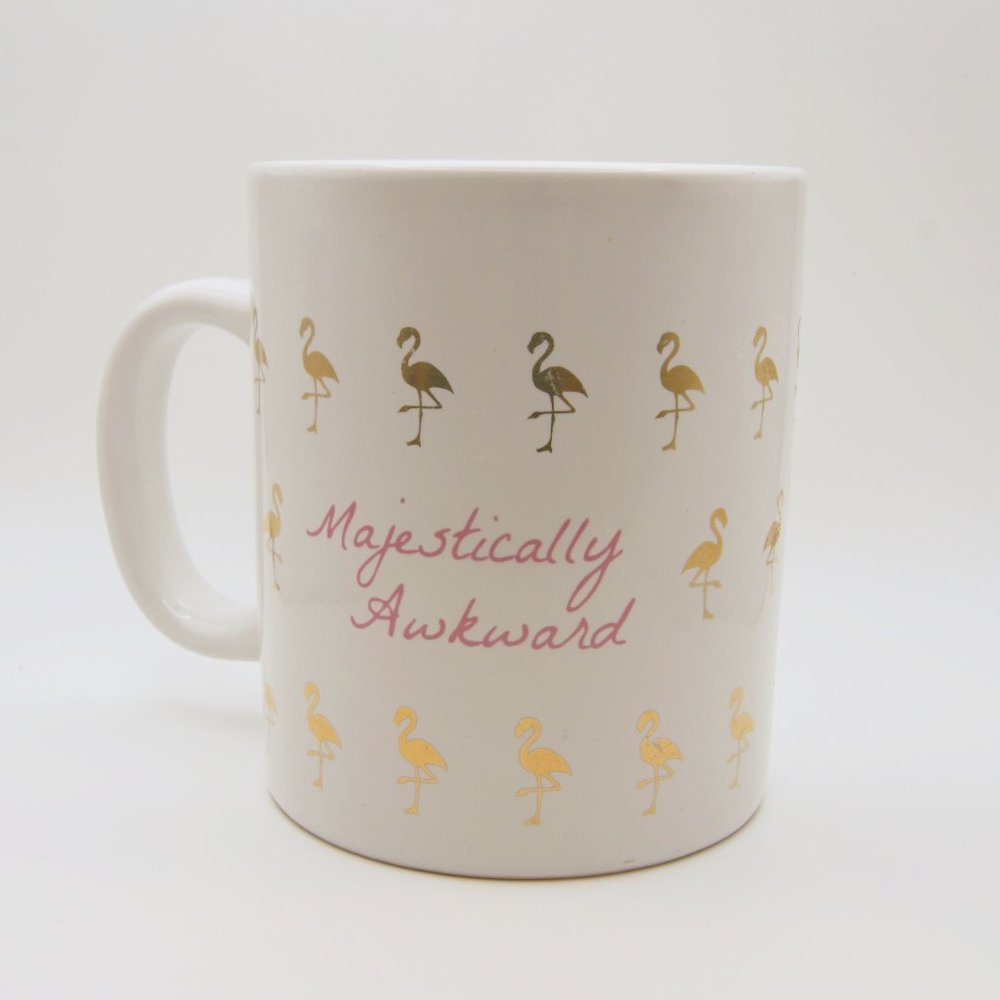 Flamingo Coffee Mug Majestically Awkward Love Your Mug
